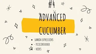 Thumbnail: Advanced Cucumber - hooks, picocontainer  #4