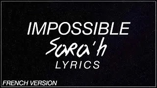 Thumbnail: Impossible (French version) -  Sara'h Lyrics/Paroles (James Arthur/Shontelle Cover)