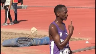 Thumbnail: Kingston College Ethan Gioko won the boys 5,000