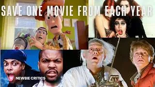 Thumbnail: Save ONE Movie From Each Year | Newbie Critics