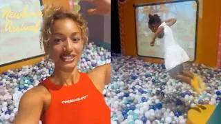 Thumbnail: DaBaby & Danileigh's Daughter Velour Leaps Like Daddy At Playarium! 🪂
