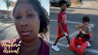 Thumbnail: Jaidyn Alexis Lets Blueface Mom Karlissa Take Javaughn & Pinkface For A Morning Walk! 🚶🏾‍♂️