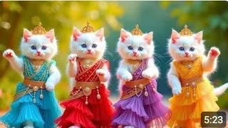 Thumbnail: 🫣बिल्ली डांस | Cutest Cat🥰🤣💃 videos funny danceDance Videos for cats #funny #dancingcat #cat#cute:.