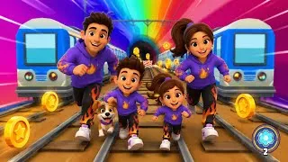 Thumbnail: Immersive Interactive Warm Up |SUBWAYSURFERS RUN 🏂🎖🏆| Easy Daily Routine |Full Body