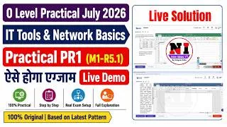 Thumbnail: IT Tools PR1 Live Demo | O Level Practical Demo IT Tools | O Level Practical Exam 2026 #olevel