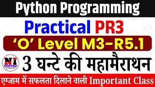 Thumbnail: O Level Practical Marathon 2026 🔥 |  PR3 Python | O Level Practical 2026 | O Level Python Practical