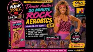 Thumbnail: 1986 VHS • Denise Austin’s 20 Minute Rock Aerobics • MTV Studios • 60 FPS VHS Remaster