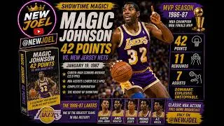 Thumbnail: Magic Johnson Scores 42 Points! Lakers vs  Nets January 19, 1987 | Full Game