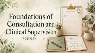 Thumbnail: Foundations of Consultation and Clinical Supervision