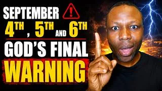 Thumbnail: Chosen One: September 4, 5, 6 — God Marked These Three Days (Do Not Skip It!)