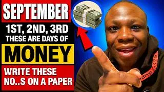 Thumbnail: The 3 Money Days They Never Told You About — September 1-3 Write This Down