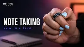 Thumbnail: Vocci Ring Review — AI Note Taking on Your Finger
