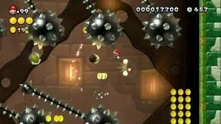 Thumbnail: New Super Mario Bros. U -- Boost Mode Tower Climb of Terror in Snake Block Tower