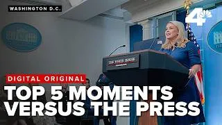 Thumbnail: Leavitt vs.The Press: Top 5 polemical moments of U.S. White House Press Secretary Karoline Leavitt