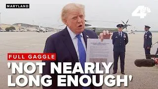Thumbnail: Trump says Iran deployment has not 'gone on long enough' amid USS Lincoln concerns