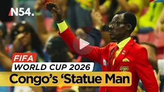 Thumbnail: DR Congo’s Famous ‘Statue Fan’ Makes Memorable World Cup Appearance– News54