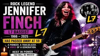 Thumbnail: Rock Legend Jennifer Finch Dies at 59 | L7 Founding Bassist Passes Away