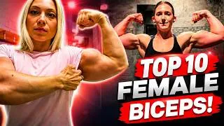 Thumbnail: Top 10 Female Biceps 2026!