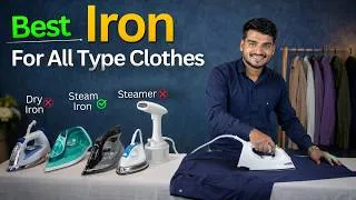 Thumbnail: Best IRON For Clothes 2026🤫| TESTED Proof✅ | Best Steam Iron in India