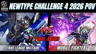 Thumbnail: Strike League Militaire Vs Mobile Fighters POV Commentary | Final Round | Newtype 2026 4 Gundam TCG