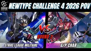 Thumbnail: Strike League Militaire Vs G/P Char POV Commentary | Round 2 | Newtype 2026 4 Gundam TCG