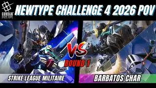 Thumbnail: Strike League Militaire Vs Barbatos Char POV Commentary | Round 1 | Newtype 2026 4 Gundam TCG