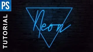 Thumbnail: Photoshop Tutorial - Neon Text Effect