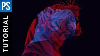 Thumbnail: Animal Double Color Exposure Effect - Photoshop Tutorial