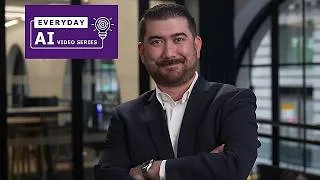 Thumbnail: Everyday AI: New York Life’s Noah Robbins incorporates AI solutions into his work