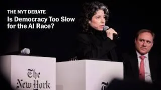 Thumbnail: The New York Times Debate at MSC | Is Democracy too Slow for the AI Race?