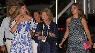 Thumbnail: Princess Leonor & Infanta Sofia's Touching Moment with Grandmother Queen Sofía in Mallorca
