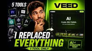 Thumbnail: I Replaced 5 Video Tools With VEED AI (Full AI Video Workflow Test)