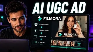 Thumbnail: How to Create AI UGC Ads Using Al Influencers (Full Workflow)