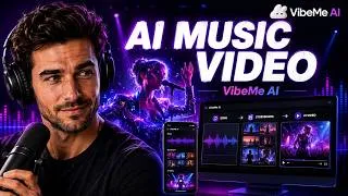 Thumbnail: I Became an AI Music Artist With VibeMe AI