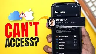 Thumbnail: How to Fix Can't Access Apple ID or iCloud on iPhone | Fix Apple ID Issues