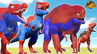 Thumbnail: Release ALL Superhero Dinosaurs D-REX vs QUETZALCOATLUS in Jurassic 🦖 JURASSIC WORLD EVOLUTION