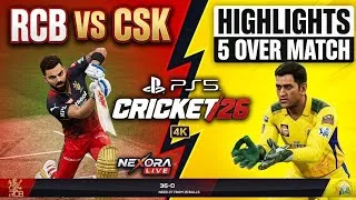 Thumbnail: 🔴RCB vs CSK IPL 2026 Cricket Match Today | Royal Challengers vs Chennai Super Kings | Cricket 26
