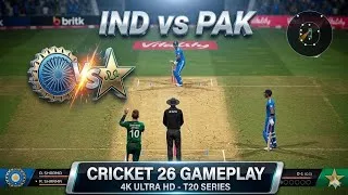 Thumbnail: 🔴INDIA vs PAKISTAN Live T20 Cricket Match Today |🔴PART-1 | Cricket 26 Gameplay