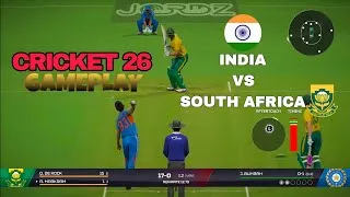 Thumbnail: 🔴INDIA vs SOUTH AFRICA T20WC Cricket Match Today| Ind need 58 runs to win | Cricket 26 Gameplay 
