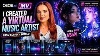 Thumbnail: OiiOii.AI Music-Video | I Created a Virtual Music Artist from Scratch with AI