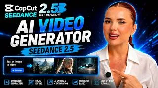Thumbnail: CapCut Seedance 2.5 Tutorial: Make Cinematic AI Videos with Just a Prompt