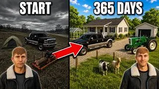 Thumbnail: I SPENT 365 DAYS BUILDING MY FARM FROM NOTHING