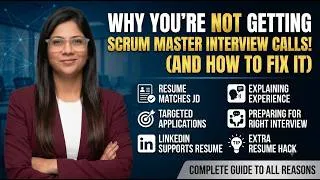 Thumbnail: Why You're NOT Getting Scrum Master Interview Calls (5 Real Reasons)