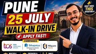Thumbnail: Pune Walk-in Drive | Freshers Hiring| BCA, B.Sc, BE, B.Tech | Apply Now
