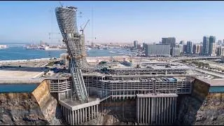 Thumbnail: How Abu Dhabi Built the Impossible 18° Leaning Tower That Holds a Guinness World Record
