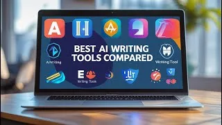Thumbnail: Best AI Writing Tools Compared | 2025 Review & Guide