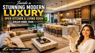 Thumbnail: Inside a Stunning Modern Luxury Open Kitchen & Living Room | Dream Home Tour