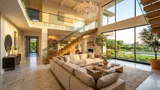 Thumbnail: The Art of Blending Entryway & Living Room Spaces 🏡 | Stunning Open-Concept Home Design