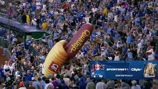 Thumbnail: Funny Hot Dog In The Bun at Sporting Event #hotdog #sportsevent #crowd #funny