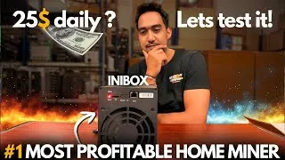 Thumbnail: I Tested the INIBOX Home Miner… Results SHOCKED Me! 😱 | Crypto Mining India